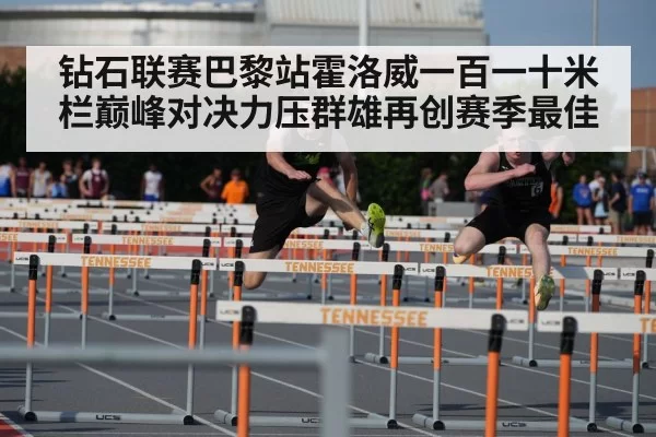 athletes competing hurdles
